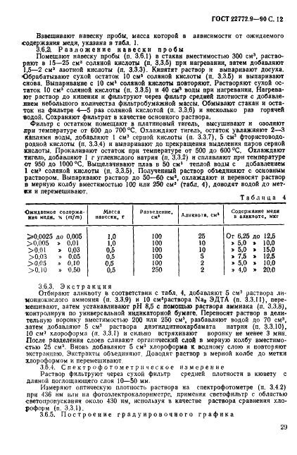 ГОСТ 22772.9-90 Руды марганцевые, концентраты и агломераты. Методы определения меди (фото 12 из 23)