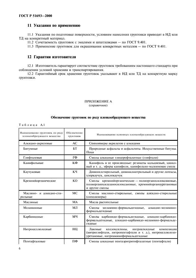 ГОСТ Р 51693-2000 Грунтовки антикоррозионные. Общие технические условия (фото 9 из 11)