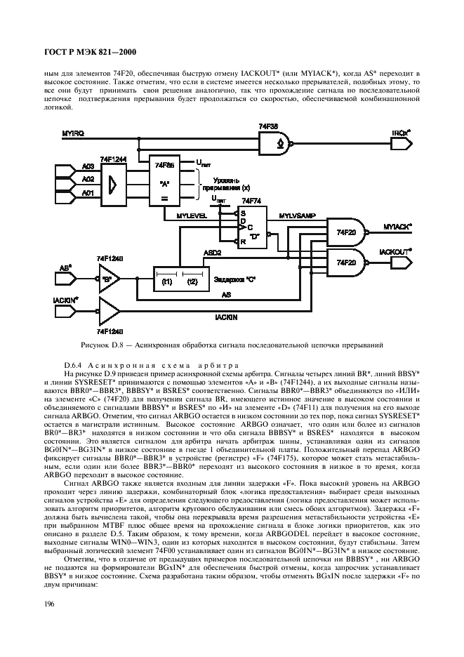 ГОСТ Р МЭК 821-2000 Магистраль микропроцессорных систем для обмена информацией разрядностью от 1 до 4 байтов (магистраль VME) (фото 206 из 214)
