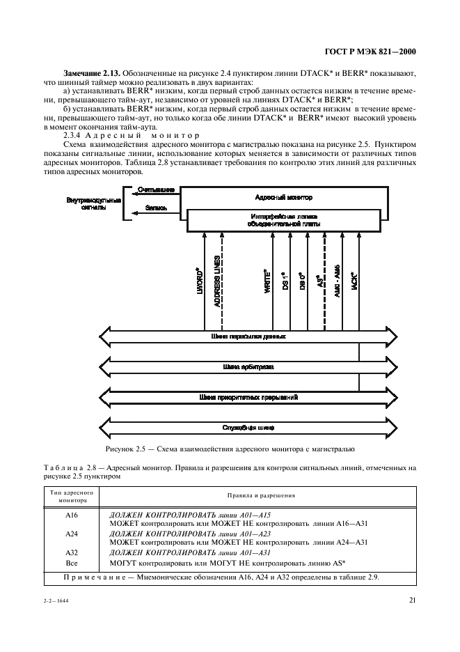 ГОСТ Р МЭК 821-2000 Магистраль микропроцессорных систем для обмена информацией разрядностью от 1 до 4 байтов (магистраль VME) (фото 31 из 214)