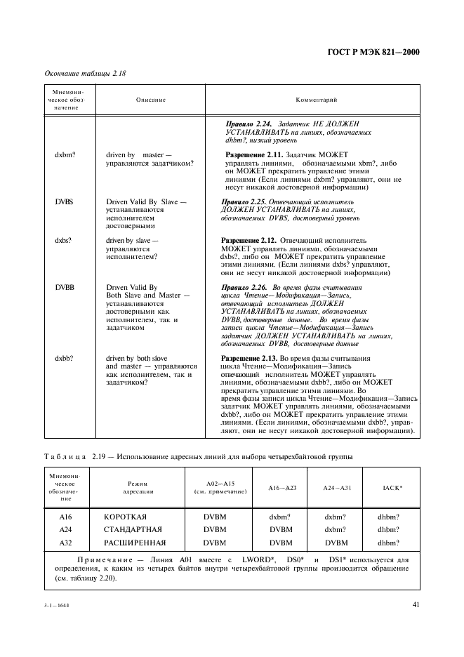 ГОСТ Р МЭК 821-2000 Магистраль микропроцессорных систем для обмена информацией разрядностью от 1 до 4 байтов (магистраль VME) (фото 51 из 214)