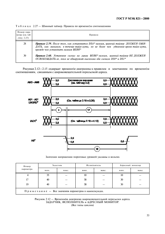 ГОСТ Р МЭК 821-2000 Магистраль микропроцессорных систем для обмена информацией разрядностью от 1 до 4 байтов (магистраль VME) (фото 63 из 214)