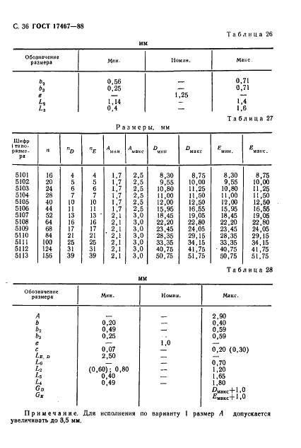 ГОСТ 17467-88 Микросхемы интегральные. Основные размеры (фото 37 из 65)