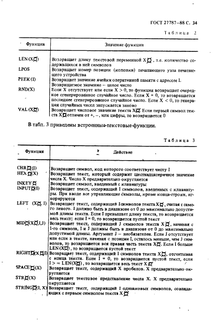 ГОСТ 27787-88 Язык программирования БЕЙСИК (фото 36 из 73)
