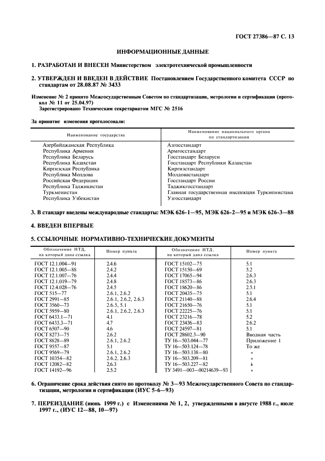 ГОСТ 27386-87 Материалы электроизоляционные пленкосодержащие. Общие технические условия (фото 14 из 15)