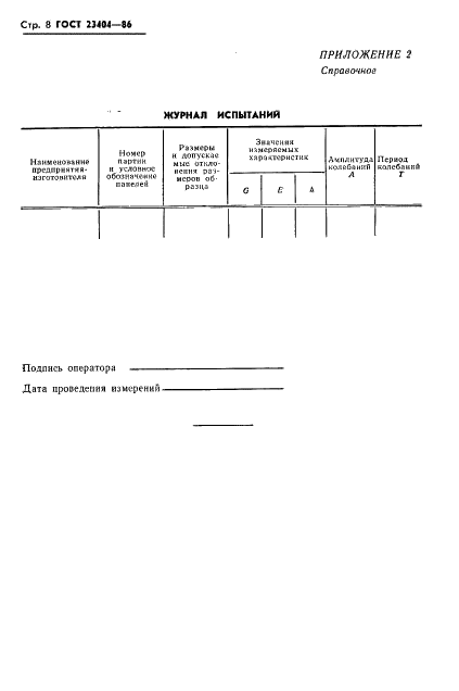 ГОСТ 23404-86 Панели легкие ограждающие с утеплителем из пенопласта. Метод определения модулей упругости и сдвига пенопласта (фото 10 из 11)