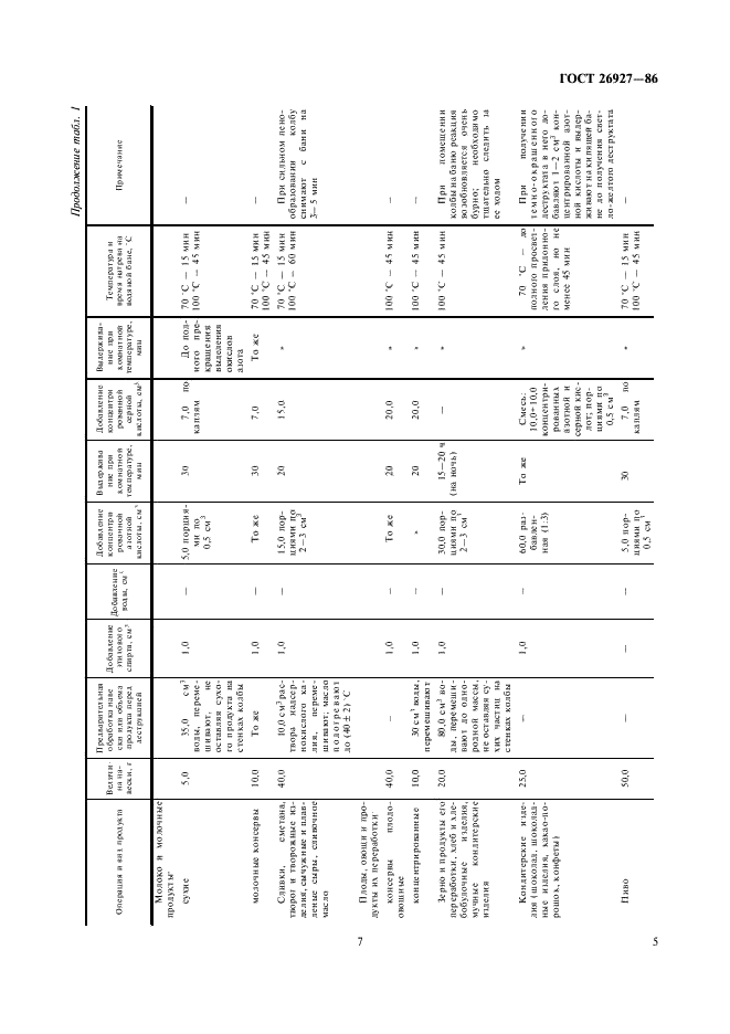ГОСТ 26927-86 Сырье и продукты пищевые. Методы определения ртути (фото 7 из 15)