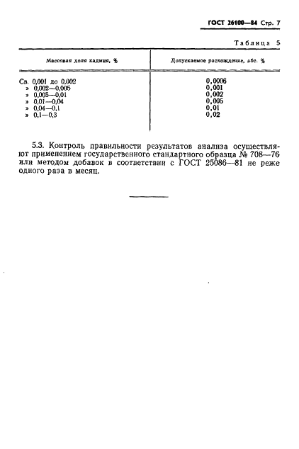 ГОСТ 26100-84 Концентраты медные. Атомно-абсорбционный метод определения свинца, цинка, кадмия (фото 9 из 10)