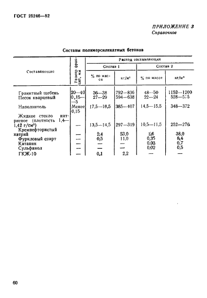 ГОСТ 25246-82 Бетоны химически стойкие. Технические условия (фото 9 из 12)