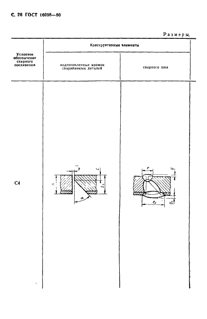 ГОСТ 16098-80 Соединения сварные из двухслойной коррозионностойкой стали. Основные типы, конструктивные элементы и размеры (фото 27 из 89)