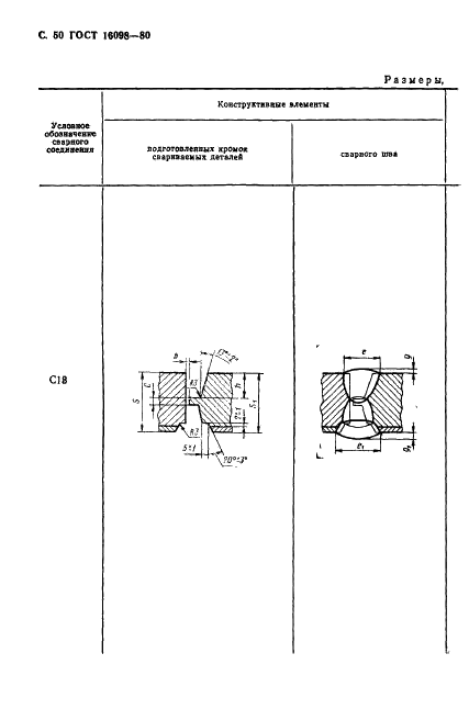 ГОСТ 16098-80 Соединения сварные из двухслойной коррозионностойкой стали. Основные типы, конструктивные элементы и размеры (фото 51 из 89)