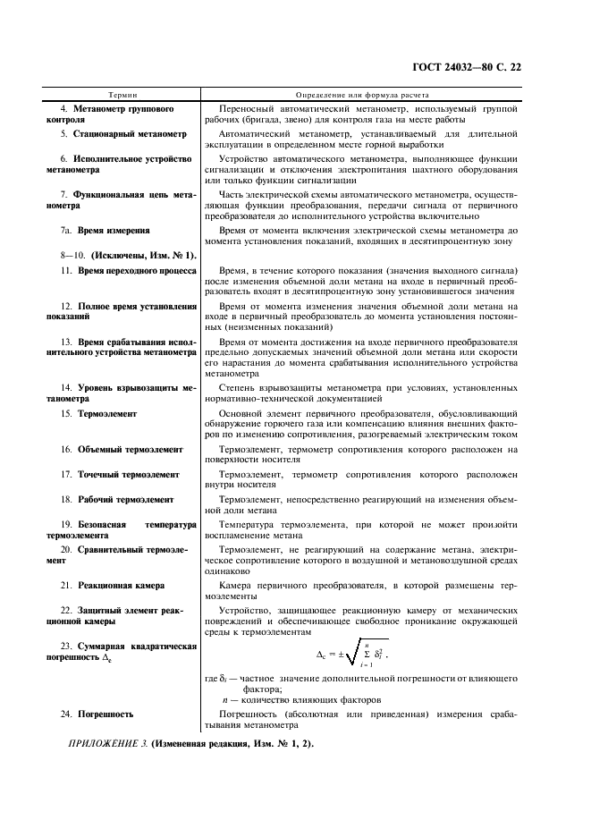 ГОСТ 24032-80 Приборы шахтные газоаналитические. Общие технические требования. Методы испытаний (фото 23 из 24)