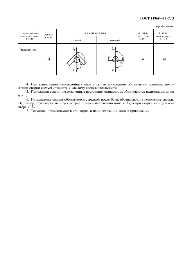 ГОСТ 11969-79 Сварка плавлением. Основные положения и их обозначения (фото 4 из 6)