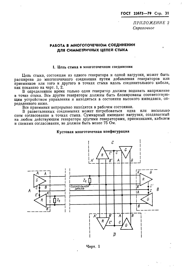ГОСТ 23675-79 Цепи стыка С2 системы передачи данных. Электрические параметры (фото 32 из 41)