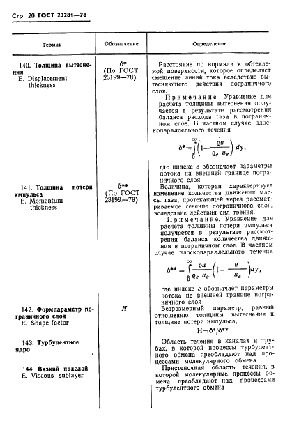 ГОСТ 23281-78 Аэродинамика летательных аппаратов. Термины, определения и буквенные обозначения (фото 21 из 33)