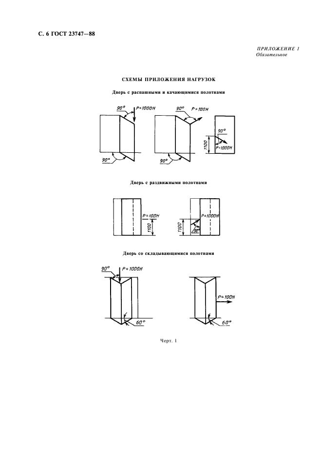ГОСТ 23747-88 Двери из алюминиевых сплавов. Общие технические условия (фото 7 из 11)