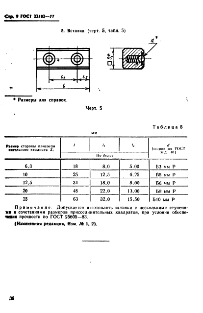 ГОСТ 22402-77 Ключи трещоточные. Типы и основные размеры (фото 9 из 9)