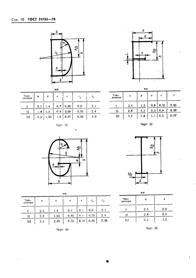 ГОСТ 21755-76 Аппараты телеграфные буквопечатающие стартстопные пятиэлементного кода. Шрифты. Размеры символов и их начертание (фото 11 из 25)