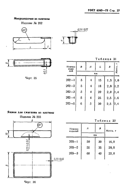 ГОСТ 6563-75 Изделия технические из благородных металлов и сплавов. Технические условия (фото 28 из 74)