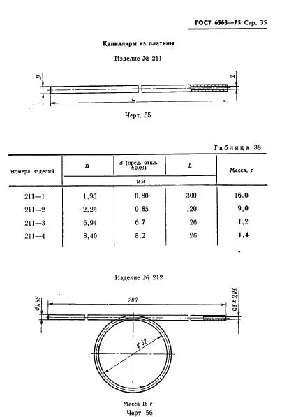 ГОСТ 6563-75 Изделия технические из благородных металлов и сплавов. Технические условия (фото 36 из 74)
