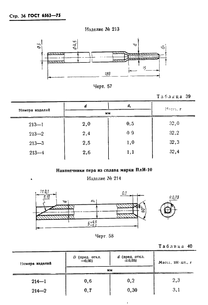 ГОСТ 6563-75 Изделия технические из благородных металлов и сплавов. Технические условия (фото 37 из 74)