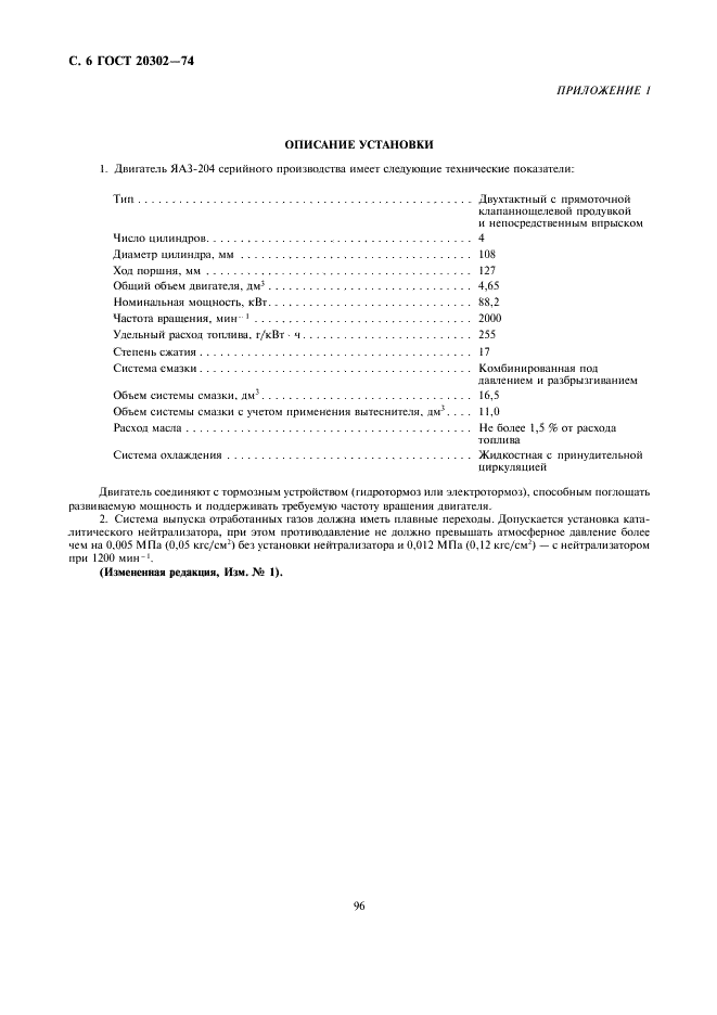 ГОСТ 20302-74 Масла моторные. Метод определения коррозионной активности на двигателе ЯАЗ-204 (фото 6 из 9)