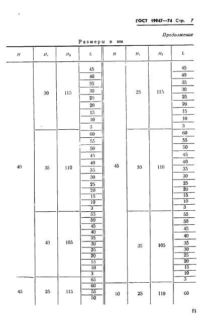 ГОСТ 19947-74 Пресс-формы для выплавляемых моделей. Основные размеры (фото 12 из 14)