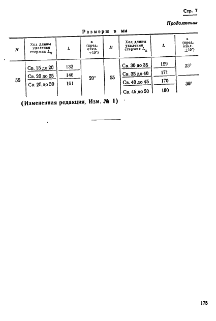 ГОСТ 19992-74 Штыри наклонные пресс-форм для выплавляемых моделей. Конструкция и размеры (фото 7 из 7)