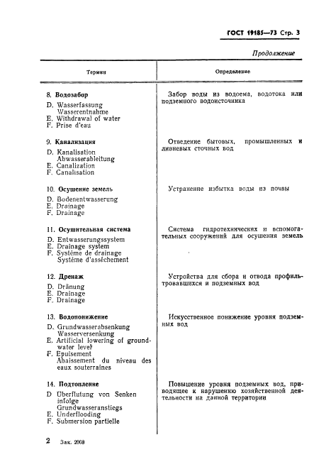 ГОСТ 19185-73 Гидротехника. Основные понятия. Термины и определения (фото 6 из 25)