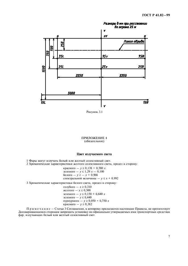 ГОСТ Р 41.82-99 Единообразные предписания, касающиеся официального утверждения фар для мопедов, оборудованных галогенными лампами накаливания (HS2) (фото 10 из 11)