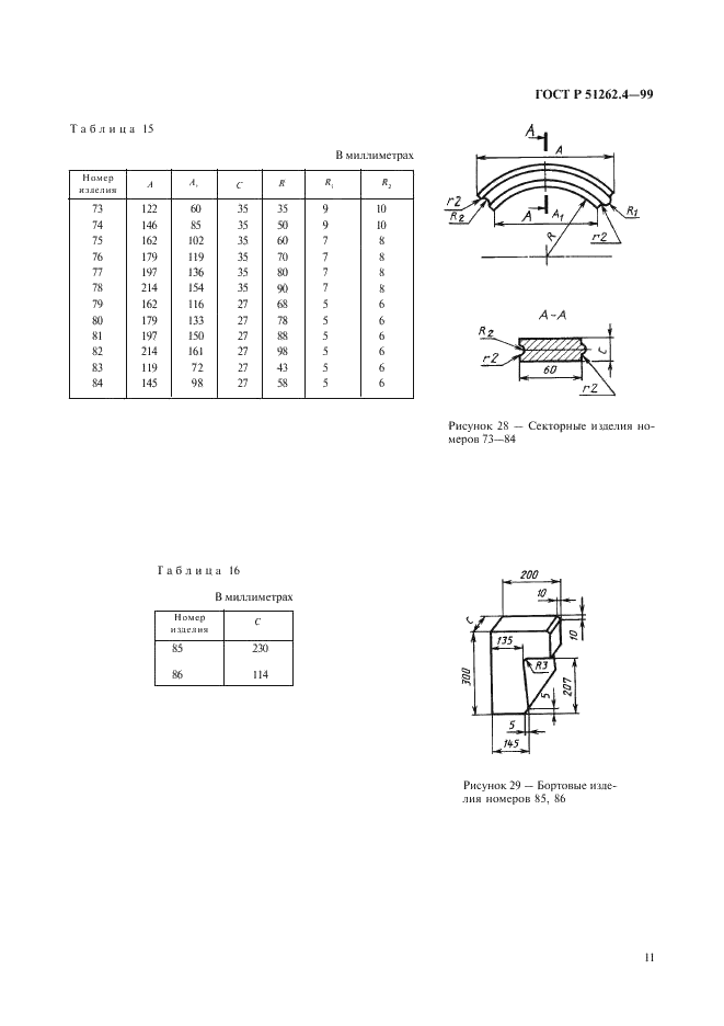 ГОСТ Р 51262.4-99 Изделия огнеупорные фасонные общего назначения. Форма и размеры  (фото 13 из 19)