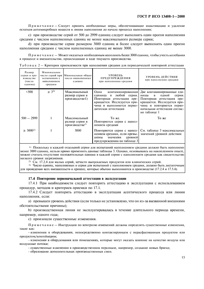 ГОСТ Р ИСО 13408-1-2000 Асептическое производство медицинской продукции. Часть 1. Общие требования (фото 19 из 32)