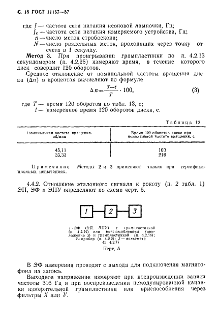 ГОСТ 11157-87 Устройства воспроизведения механической звукозаписи. Общие технические условия (фото 19 из 42)