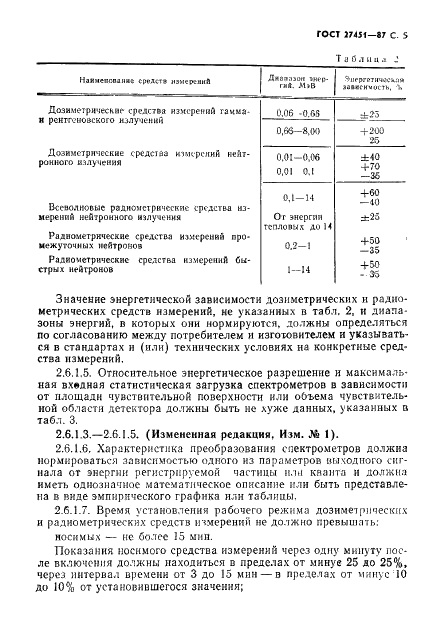 ГОСТ 27451-87 Средства измерений ионизирующих излучений. Общие технические условия (фото 6 из 55)