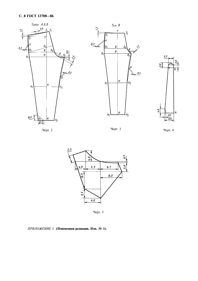 ГОСТ 13708-86 Белье нательное для военнослужащих. Кальсоны. Технические условия (фото 9 из 11)