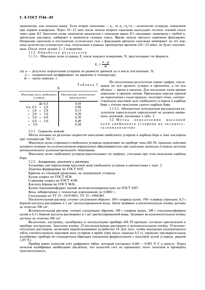 ГОСТ 5744-85 Материалы шлифовальные из карбида бора. Технические условия (фото 10 из 12)