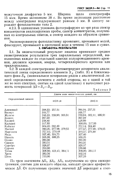 ГОСТ 26239.1-84 Кремний полупроводниковый, исходные продукты для его получения и кварц. Метод определения примесей (фото 11 из 19)
