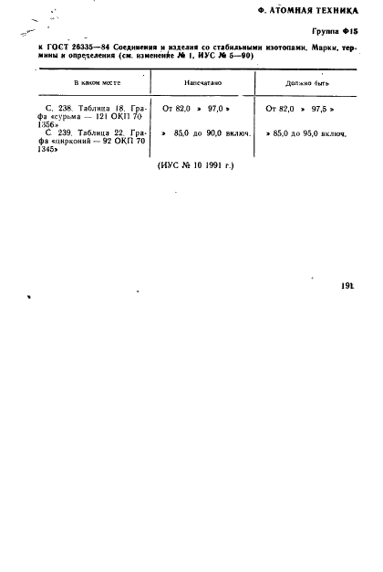 ГОСТ 26335-84 Соединения и изделия со стабильными изотопами. Марки (фото 9 из 19)