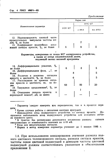 ГОСТ 19871-83 Каналы изображения аппаратно-студийного комплекса и передвижной телевизионной станции вещательного телевидения. Основные параметры и методы измерений (фото 5 из 47)