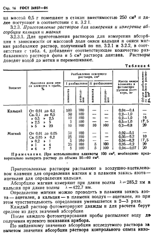 ГОСТ 24937-81 Руды марганцевые, концентраты и агломераты. Методы определения окиси кальция и окиси магния (фото 18 из 34)