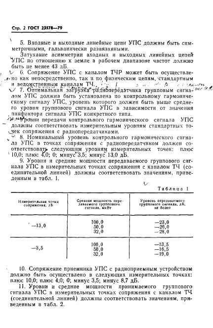 ГОСТ 23578-79 Стык С1-ТЧР системы передачи данных. Основные параметры сопряжения (фото 3 из 10)