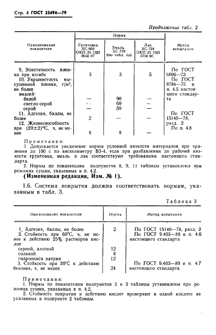 ГОСТ 23494-79 Грунтовка ХС-059, эмали ХС-759, лак ХС-724. Технические условия (фото 5 из 14)