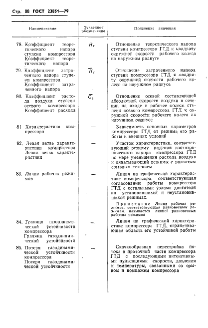 ГОСТ 23851-79 Двигатели газотурбинные авиационные. Термины и определения (фото 89 из 101)