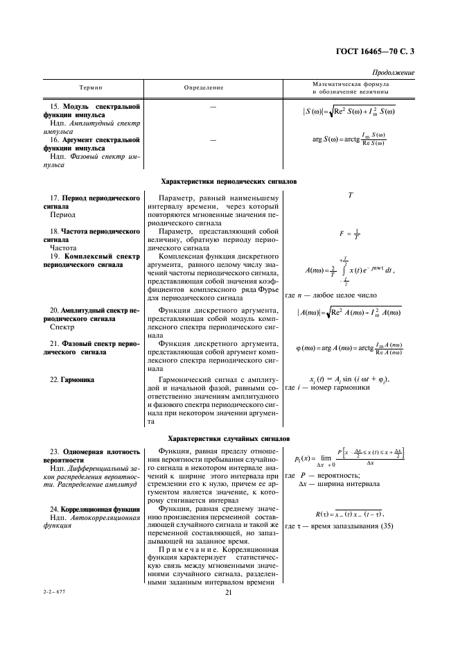 ГОСТ 16465-70 Сигналы радиотехнические измерительные. Термины и определения (фото 3 из 16)