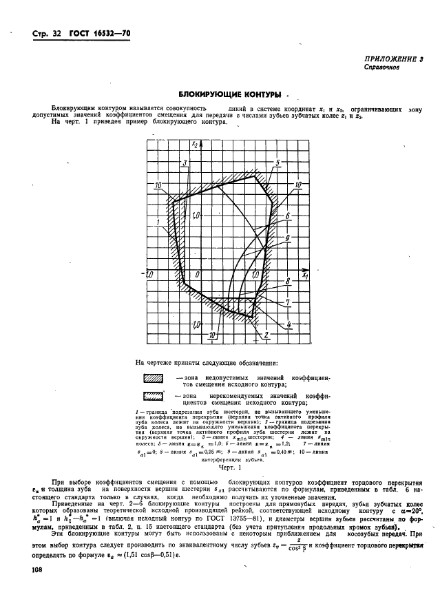 ГОСТ 16532-70 Передачи зубчатые цилиндрические эвольвентные внешнего зацепления. Расчет геометрии (фото 32 из 44)