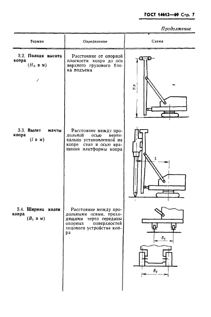 ГОСТ 14612-69 Копры и копровое оборудование для свайных работ. Термины и определения (фото 9 из 12)