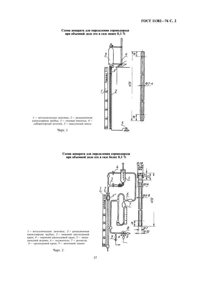ГОСТ 11382-76 Газы нефтепереработки. Метод определения сероводорода (фото 2 из 8)