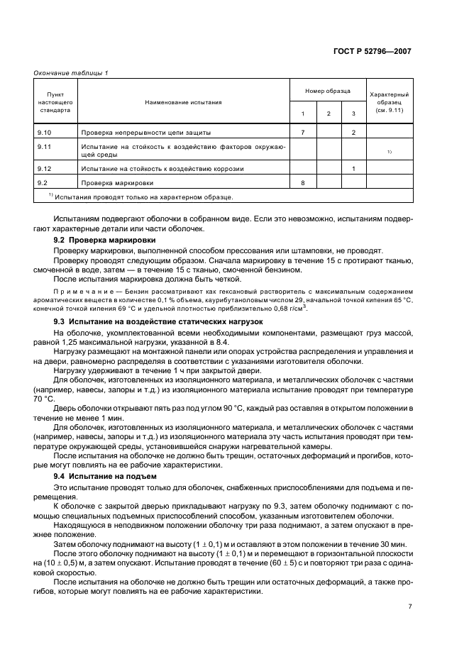 ГОСТ Р 52796-2007 Пустые оболочки для низковольтных комплектных устройств распределения и управления. Общие требования (фото 11 из 20)