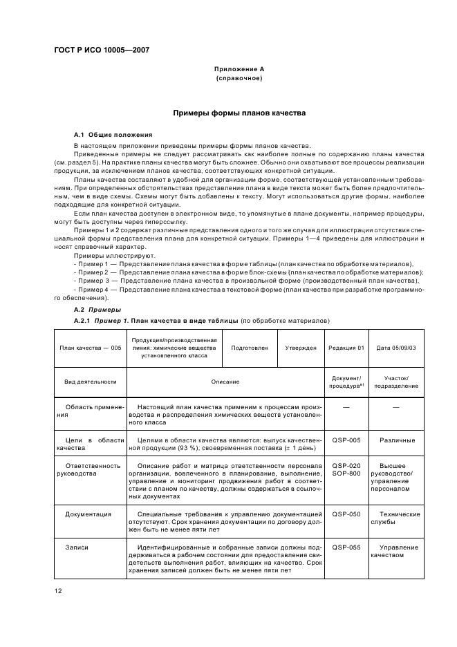 ГОСТ Р ИСО 10005-2007 Менеджмент организации. Руководящие указания по планированию качества (фото 16 из 24)