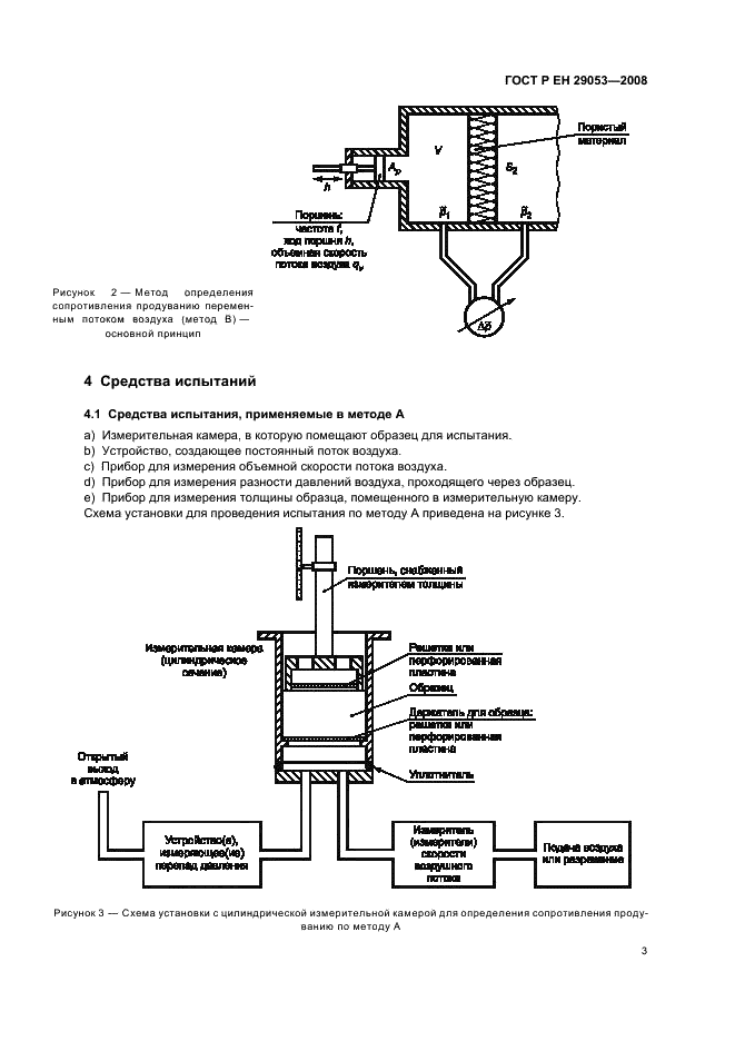 ГОСТ Р ЕН 29053-2008 Материалы акустические. Методы определения сопротивления продуванию потоком воздуха (фото 6 из 14)